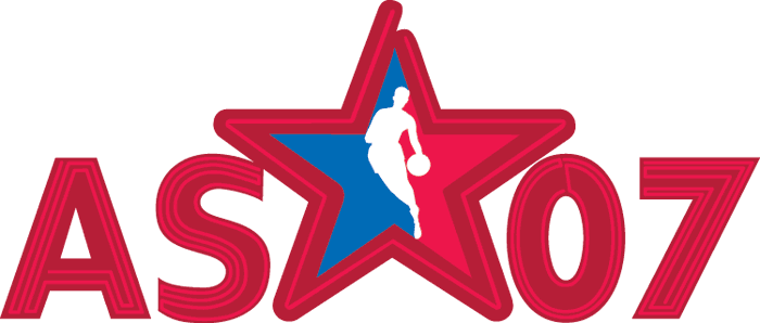 NBA All-Star Game 2007 Wordmark Logo iron on transfers for T-shirts